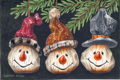 Framed Let It Snow Lis Lis Print