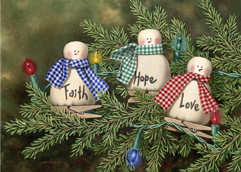 Framed Three Wisemen Print