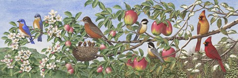 Framed Grandfather&#39;s Four Seasons Print