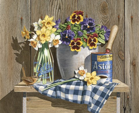 Framed Cled's Crock Print