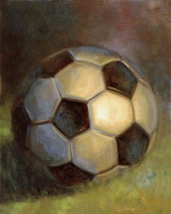 Framed Soccer Ball Print