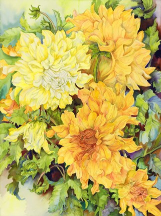 Framed Golden Glow Print