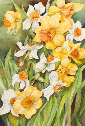 Framed Early Spring Flowers Print