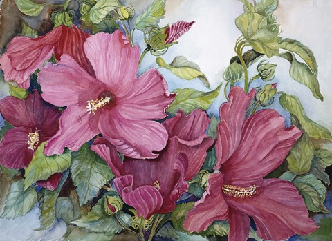 Framed Tropical Heat Print