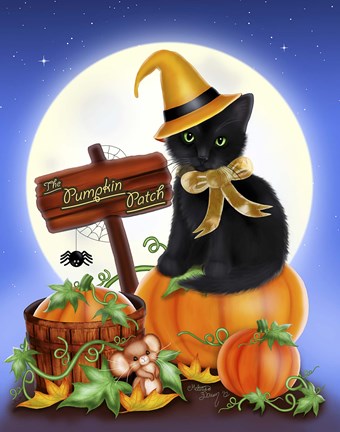 Framed Pumpkin Patch Print