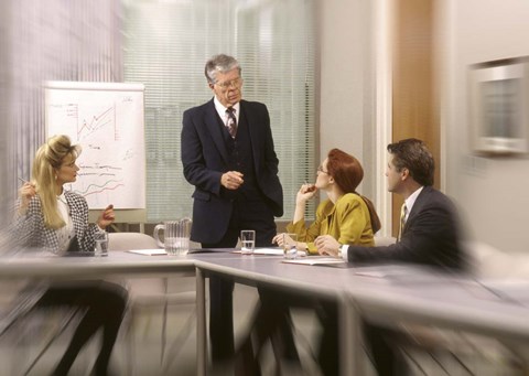 Framed Corporate Meeting Print