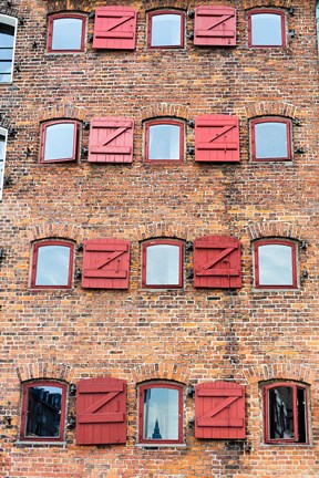 Framed Copenhagen Exterior of Hotel 71 Nyhavn Print