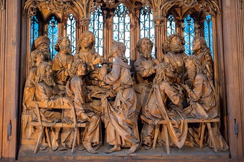 Framed St Jacob's Church, Rothenberg Print