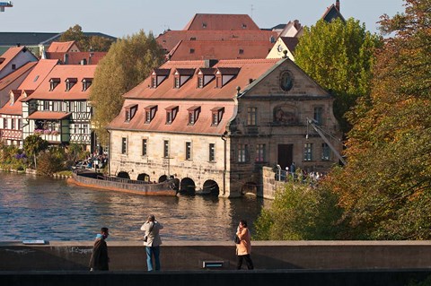 Framed Obere Brucke, Little Venice, Germany Print
