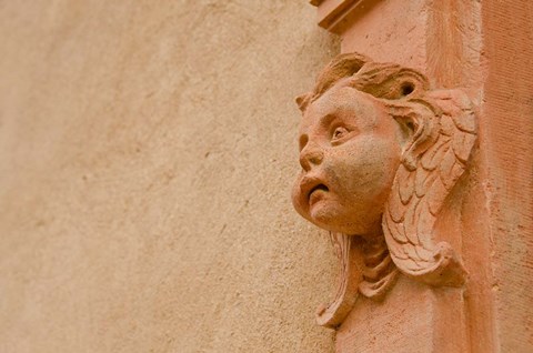 Framed House of Heads, France Print