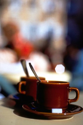 Framed Cafe, Aix En Provence, France Print
