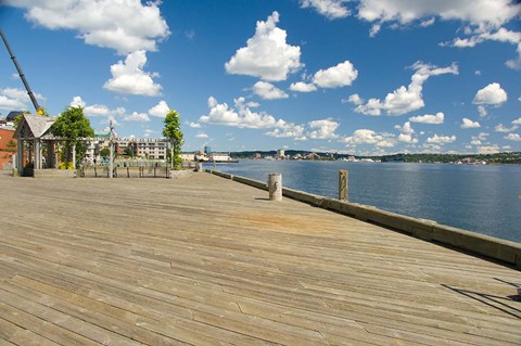 Framed Nova Scotia, Halifax Cruise Ship Print