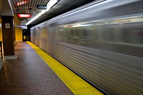 Framed Toronto Subway Train Print