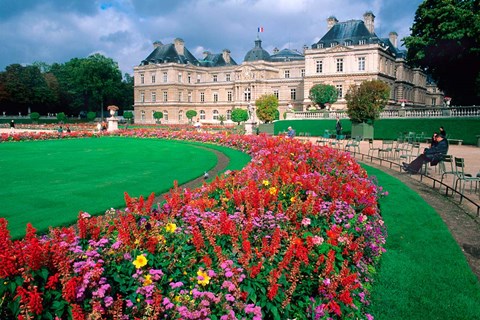 Framed Luxembourg Palace in Paris, France Print