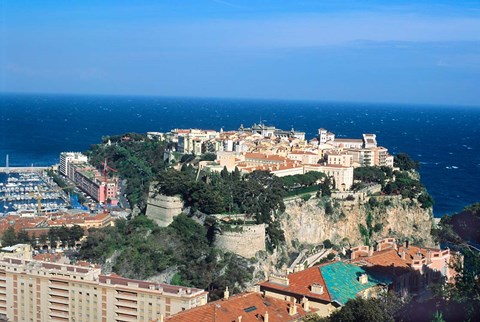 Framed Principality of Monaco at Monte Carlo, France Print
