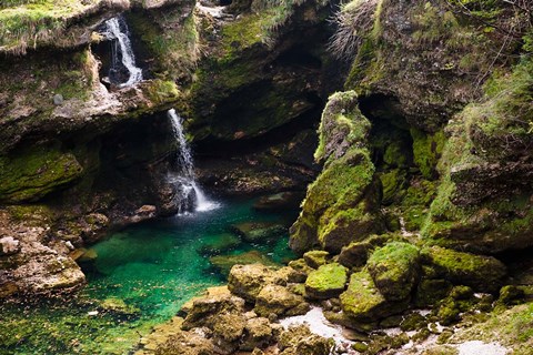 Framed Waterfall, Austria Print
