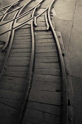 Framed Puits Couriot Mine Museum Print