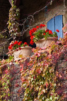 Framed Brancion, Maconnais Area, France Print