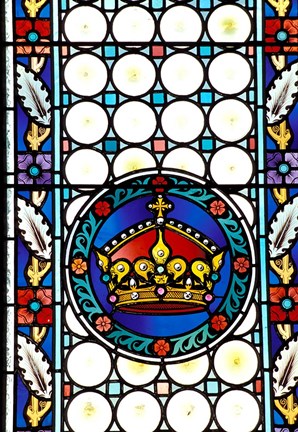 Framed Stained Glass Window Print