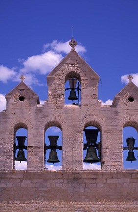 Framed Church in Stes-Maries-de-la-Mer Print