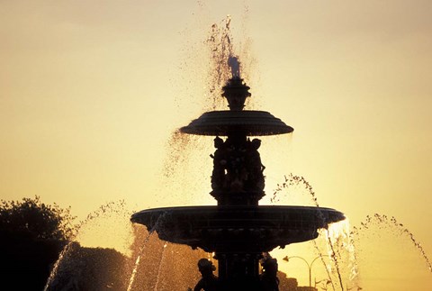 Framed Place de la Concorde, Paris Print