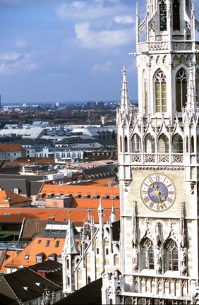 Framed Glockenspiel from Saint Peter&#39;s Church Print