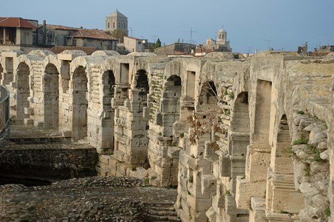 Framed Roman Amphitheatre, France Print