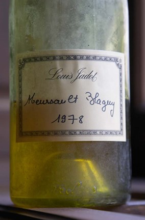 Framed Bottle of Louis Jadot Meursault Blagny Print