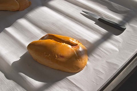 Framed Foie Gras at Ferme de Biorne Duck and Fowl Farm Print