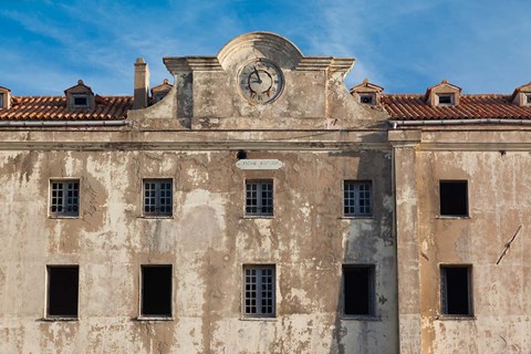 Framed Military Barracks in France Print