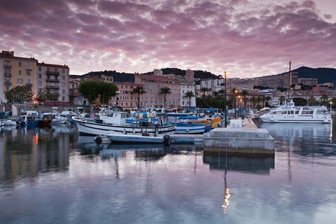 Framed Port Tino Rossi, France Print