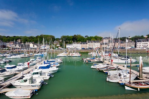 Framed St-Valery en Caux Print