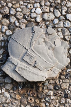 Framed Memorial to Nungesser and Coli Print