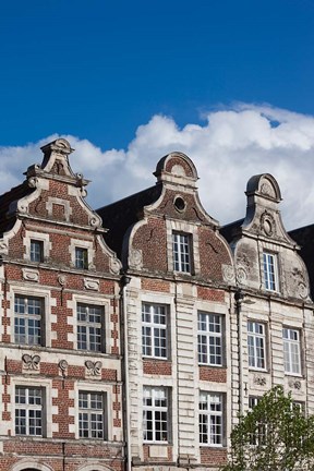 Framed Grand Place buildings, Arras, Pas de Calais, France Print