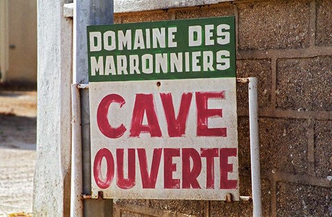 Framed Domaine des Marronniers, Bourgogne, France Print