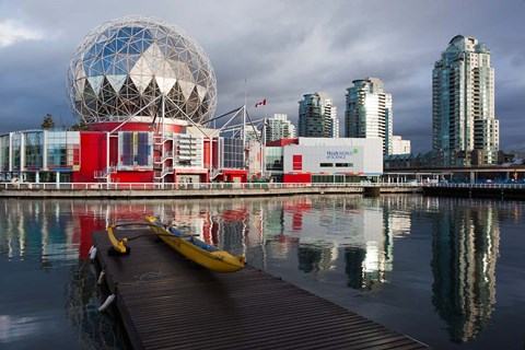 Framed False Creek, Science World Print