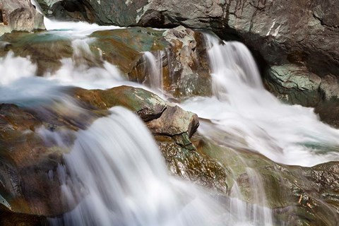 Framed River Isel, Hohe Tauern National Park Print