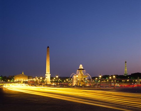 Framed Place de la Concorde, Paris, France Print