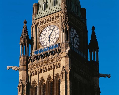 Framed Peace Tower, Ontario, Canada Print