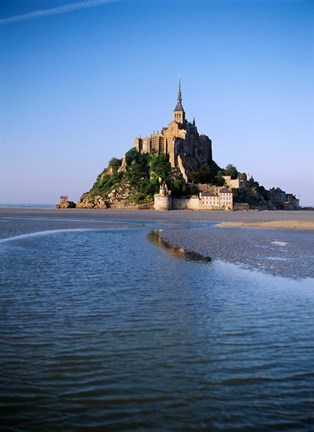 Framed Mont Saint-Michel, Normandy, France Print