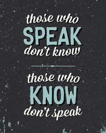 Framed Those Who Speak Print