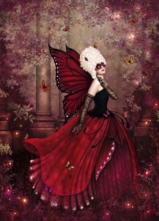 Framed Madame Butterfly Print