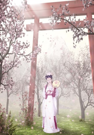 Framed Gardens Of Spring Print