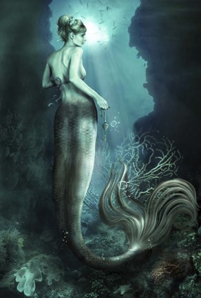 Framed Below The Surface Print