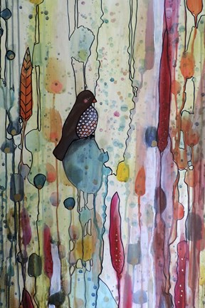 Framed Sur La Route Print