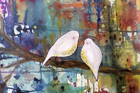 Framed When We Are Together Print