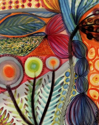 Framed Vivaces Print