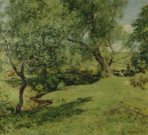 Framed Springtime Festival, 1910 Print