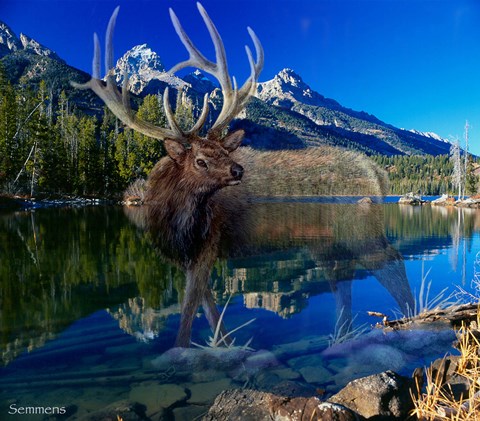 Framed On A Clear Day Print