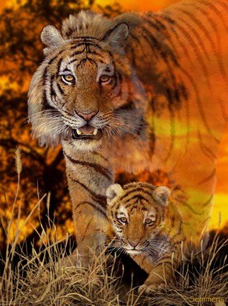 Framed Baby Steps Print